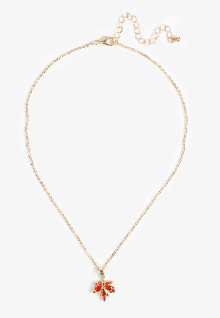 Maple Leaf Dainty Necklace - Image 2