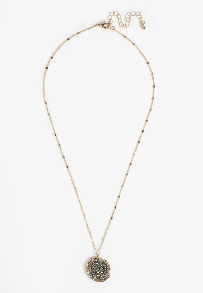 Rectangular Purple Stone Pendant Necklace? - Image 2