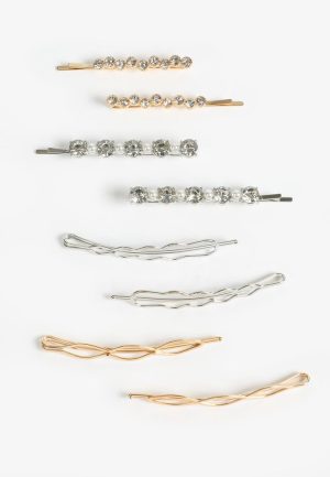 Mixed Metal Bobby Pin Set