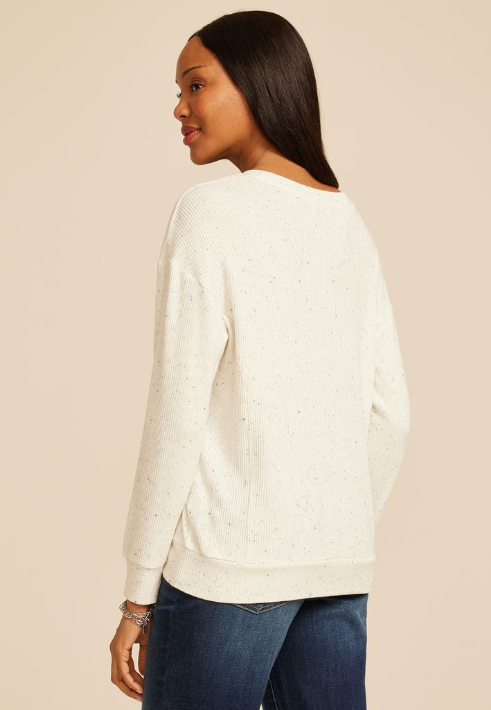 24/7 Hacci Speckled Long Sleeve Tee - Image 2