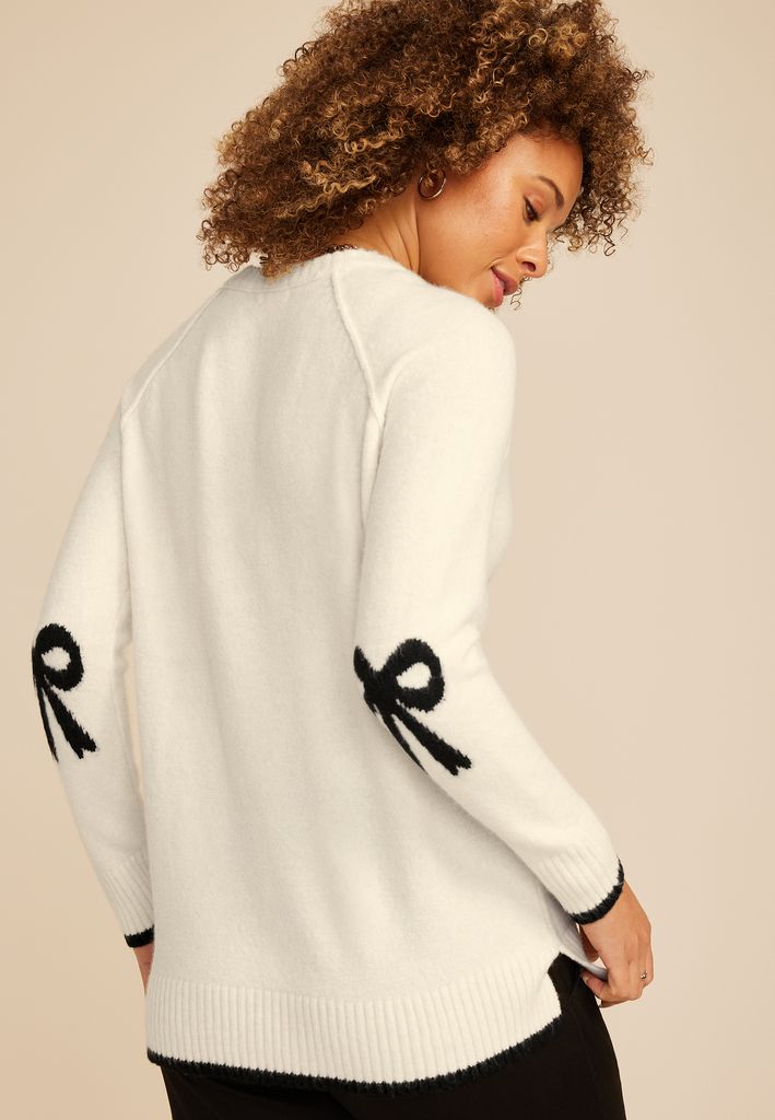 Bow Sleeve Sweater - Image 2