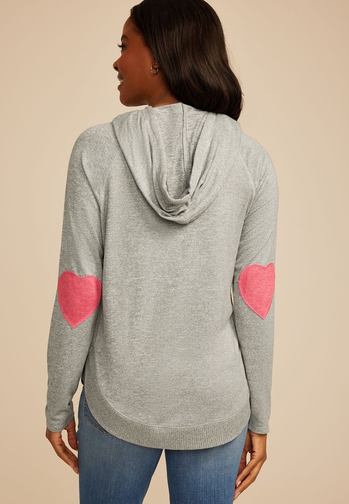 Haven Love Heart Patch Hoodie - Image 2