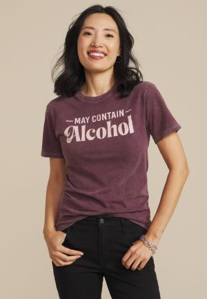 May Contain Alcohol Relaxed Graphic Tee