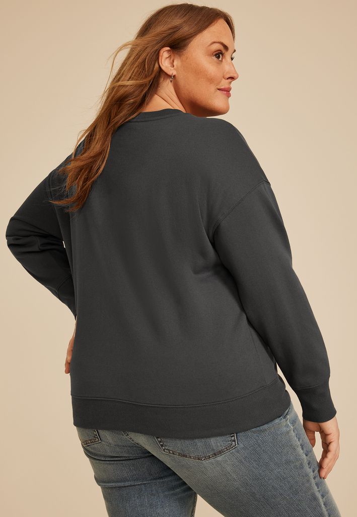 Plus Size Rolling Stones Relaxed Fit Sweatshirt - Image 2